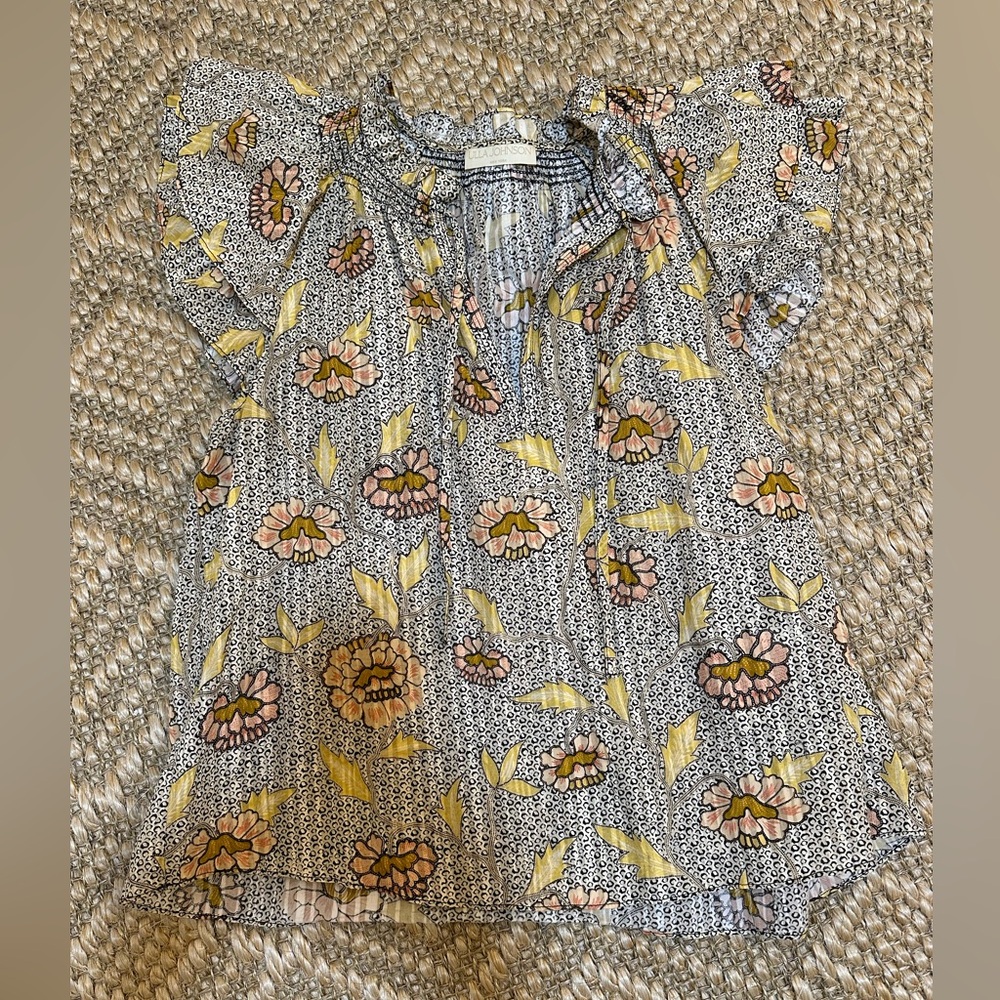 Ulla Johnson Multicolor Floral Blouse